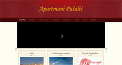 Desktop Screenshot of apartmani-pasalic.com